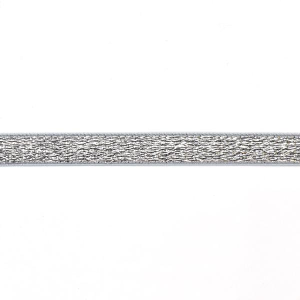 ●素材：ポリエステル85％　天然ゴム15％【商品の特徴】ラメの入ったゴムテープです。