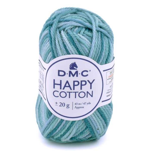 D・M・C 手編み糸 ハッピーコットン 段染め 650.Seaspray Turquoise