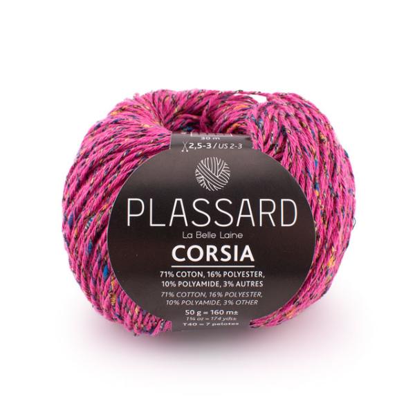 クリアランス特価／ 手編み糸 Plassard-プラッサー CORSIA・コルシア