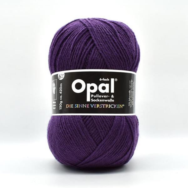 毛糸 Opal-オパール- 単色 6ply/6本撚り 150g巻 7902.パープル (M)_b1j