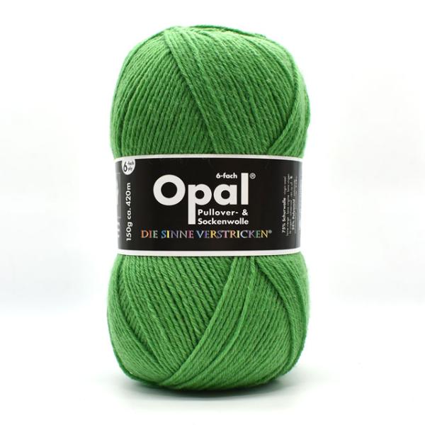 毛糸 Opal-オパール- 単色 6ply/6本撚り 150g巻 7903.グラスグリーン (M)_b1j