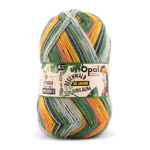 毛糸 Opal-オパール- レーゲンヴァルト20 4ply/4本撚り 9770 