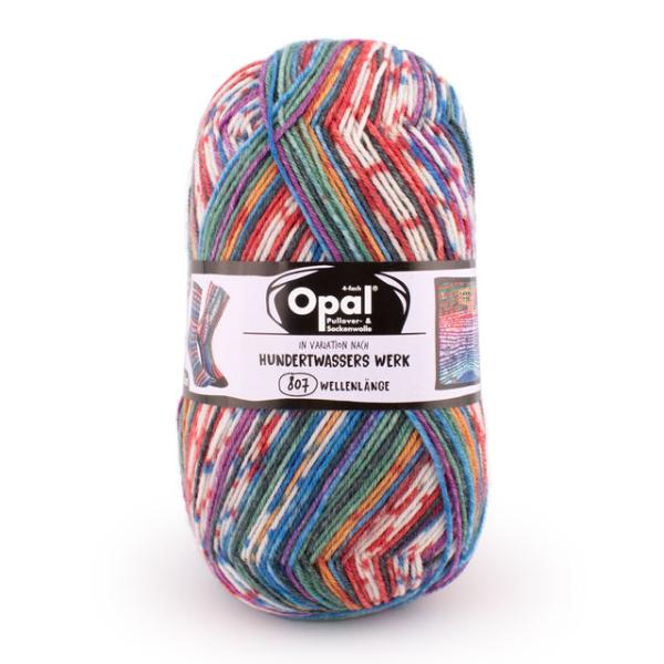 毛糸 Opal-オパール- フンデルトヴァッサー4 4ply/4本撚り 4053.波長