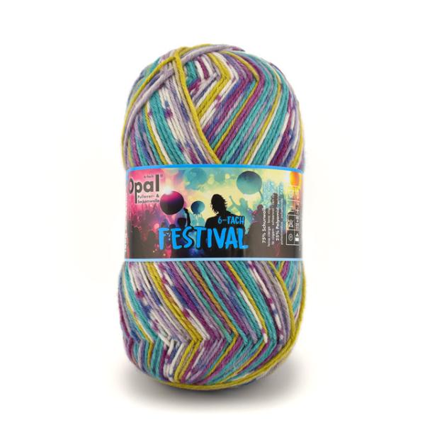 毛糸 Opal-オパール- フェスティバル 6ply/6本撚り 11423.ステージ