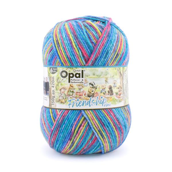 毛糸 Opal-オパール- フレンドシップ 6ply/6本撚り 11566.体験しよう
