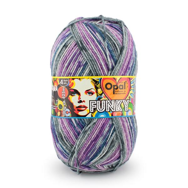 毛糸 Opal-オパール- ファンキー 4ply/4本撚り 11582.ファンキー