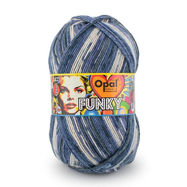 毛糸 Opal-オパール- ファンキー 4ply/4本撚り 11584.レッツプレイ