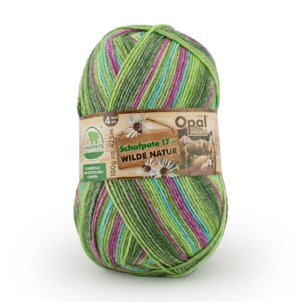 毛糸 Opal-オパール- シャーフパーテ17 4ply/4本撚り 11592.どんぐりの