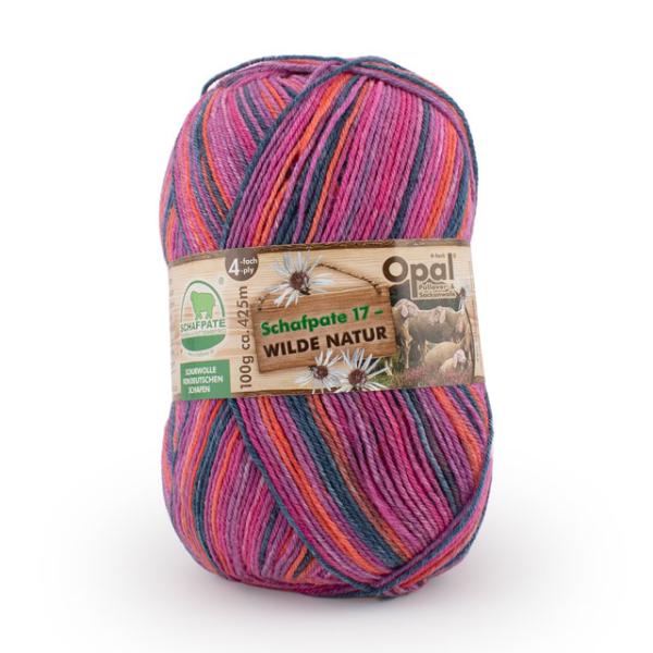 毛糸 Opal-オパール- シャーフパーテ17 4ply/4本撚り 11593.ヘザー