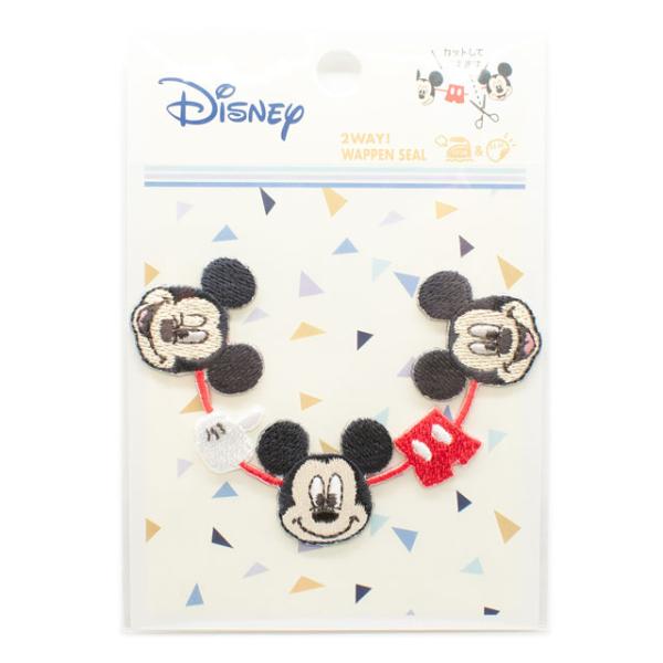 Disney（ディズニー） ワッペン Disney（D01Y2198） ミッキー ライン
