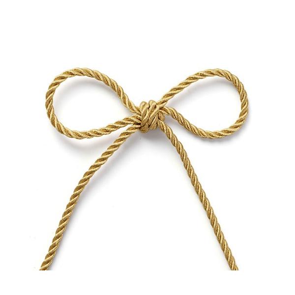 ●素材：レーヨン35％　エステルフィルム20％　エステルスパン45％●サイズ：約 4mm【商品の詳細】ツイストのメタリックコード（ひも）です。衣装の装飾やインテリア、小物類など、様々な用途にお使いいただけます。コードを切る場合は、カットする...