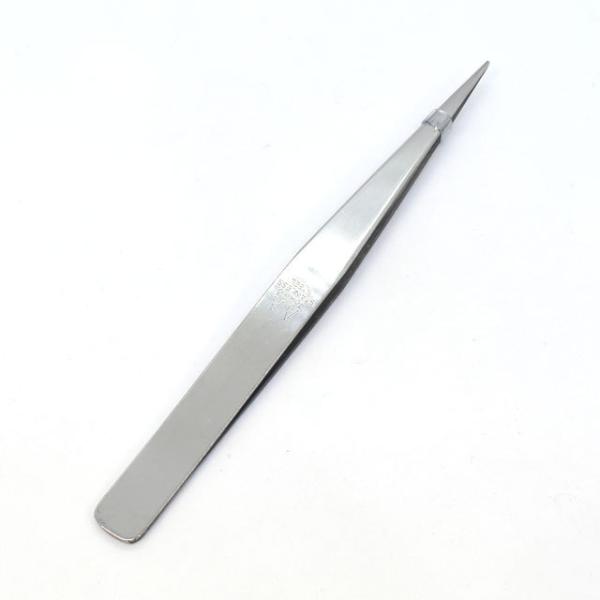 ●長さ：12cm【商品の詳細】つまみ細工やビーズクラフトなどの手芸や、ミシンの手入れなど細かい作業に。先端がまっすぐなスタンダードな形のピンセットです。