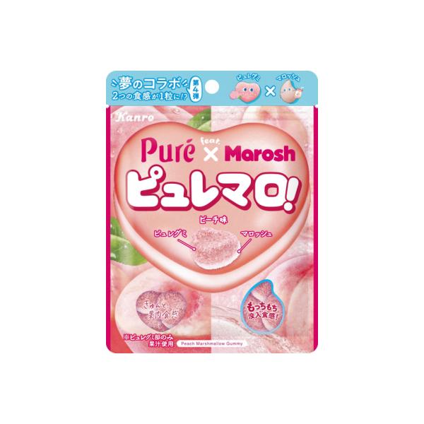 3個セット KANRO カンロ ピュレマロ！ ピーチ