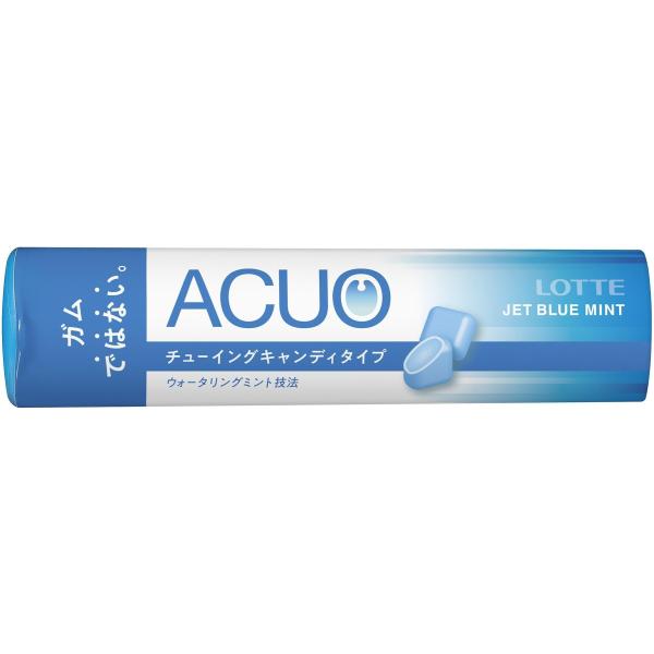 噛むと口の中に爽快感が駆け抜け、即座に息と気分のスッキリを実現させる、ガムじゃないACUO。