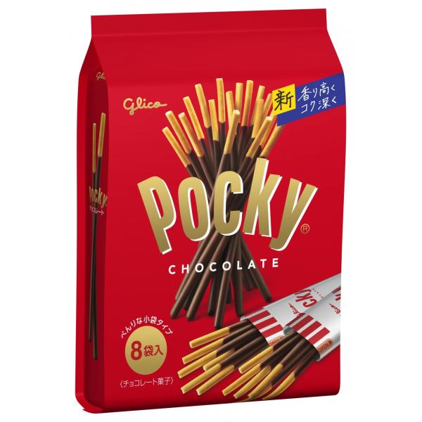 Pocky 江崎グリコ ポッキーチョコレート 8袋×6個 : おかげさま