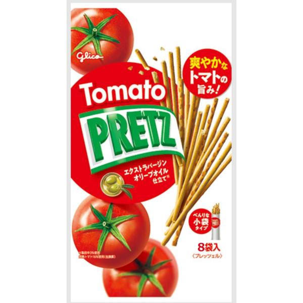 江崎グリコ トマトプリッツ (8袋) 110g×6個 : おかげさまマーケット