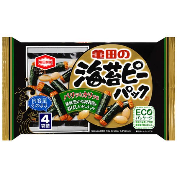 風味豊かな海苔巻と香ばしいピーナッツ。シンプルな組み合わせで、やめられない美味しさです。