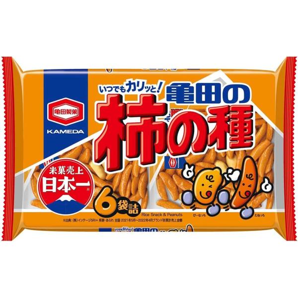 ピリッと辛くて、カリッと香ばしい。 柿の種とピーナッツの絶妙な7対3のこだわったバランスがたまらない商品です。 みんなで分け合える6袋詰商品です, 1食分ずつ小分け包装することで、ピーナッツの酸化及び味の劣化を避け、味を保つことが可能となり...