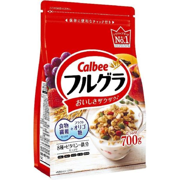 オーツ麦を主原料とし、複数の穀物を香ばしく焼き上げたザクザク食感のグラノーラとフルーツの酸味と甘みがひとさじで楽しめる朝食シリアル。食物繊維たっぷり＋オリゴ糖入り、鉄分＆8種のビタミンもたっぷり。おいしさと栄養がうれしいワンボウル朝食でここ...