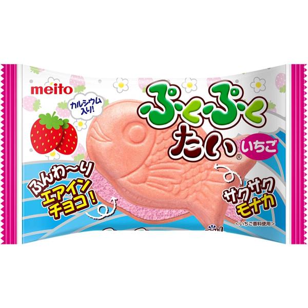 カプリコいちご、ミルク 10個 ぷくぷくたい焼きいちご、チョコ3