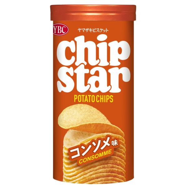 ポテトの風味が豊かなおいしさのチップスターSサイズのコンソメ味。パリッとした軽い食感で、コンソメ風味たっぷりの後引くやめられないおいしさのロングセラー商品です。