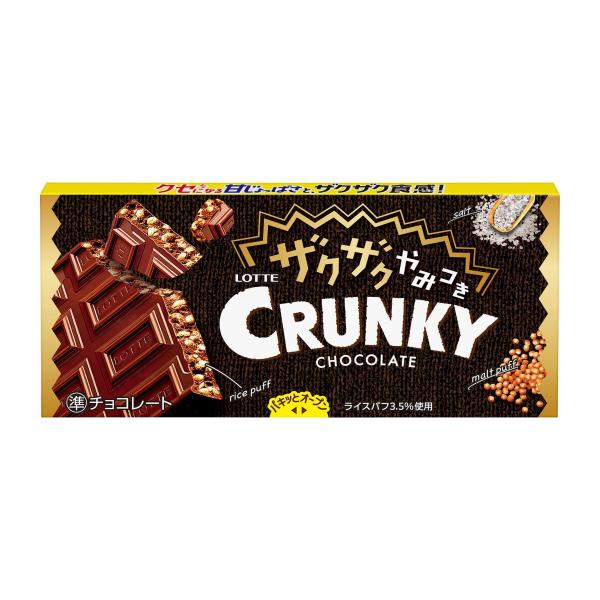 クランキー400〜450g 6個セット ロッテ（LOTTE） ザクザクやみつきクランキー板 1枚×10個 : おかげさま