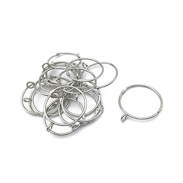 色：20個サイズ：内径50mm 高品質 ：シャワーカーテンリングはスチール(ニッケルメッキで、高湿度な浴室にしても、錆にくくて長期的に光沢を保っている) 用途 ：カーテンリングフックはバス用だけではなく、台所用品、ハンドバッグやアクセサリー...