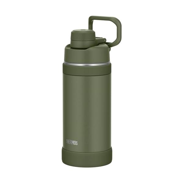 ハンドル付き・食洗機対応 サーモス 水筒 真空断熱スポーツボトル 750ml カーキ 持ち運びに便利なキャリーループ 直飲み 飲み口が外せて洗いやすい 保冷専用 FJU