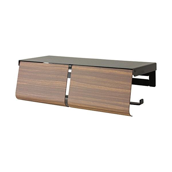 色：ブラウンキレイな木目転写スチールのスタイリッシュなデザイントイレットペーパーホルダー重量:0.7kg材質:スチール(粉体塗装、木転写加工)重量:0.7kg耐荷重 天板:2kgトイレットペーパー対応サイズ:直径10cm以内、芯内径2cm以...