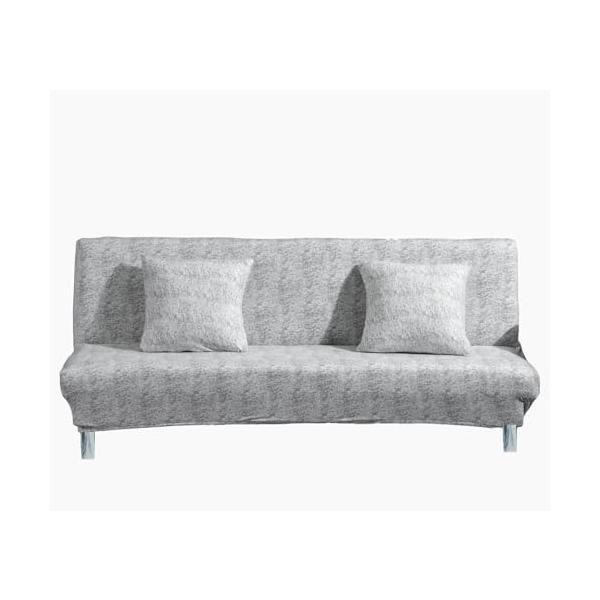 色：A（ライトグレー）サイズ：L（160-190cm） 素材 高品質ポリエステル*スパンデックス、伸縮素材、優しい肌触り感。サイズ：L：160-190cm。ご注意: カバーはストライプのような柄があります。無地ではありません。ソファーカバー...