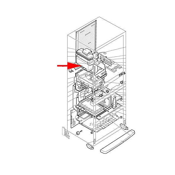 部品 三菱 冷蔵庫 給水タンク 対象機種：MR-BX52W MR-BX53X MR-BX53X  
