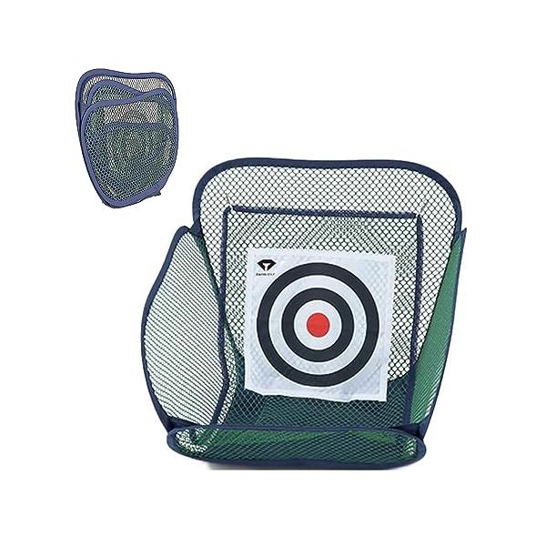 非常にコンパクトなアプローチ練習用のネット。練習ボールやマットを使って、室内で気軽にアプローチ練習 厚さ約16mmまでたためまるので、収納時もスペースをとりません 姉妹品の「ダイヤツーウェイマット」と組み合わせると、より効果的な練習が可能 ...