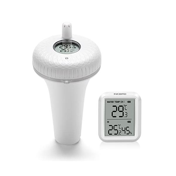 サイズ：IBS-P01Rお風呂の温度を測れます。子機センサーが離れた場所の水温を測定して、親機に温度値を送信します。親機と子機センサーの2ヶ所の温湿度測定が可能ですワイヤレス通信範囲：90メートル、遠距離から水温を確認できます。温度範囲：-...