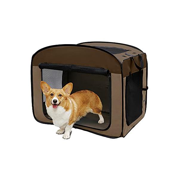 サイズ：80L x 52W x 66H cm 商品サイズ(幅X奥行X高さ) ：80*51.5*66cm 商品説明 ：組み立てが簡単で、コンパクトに折りたためるソフトケージです。 外出先や、急な来客、災害時の緊急対策にも便利です。 汚れをふき...