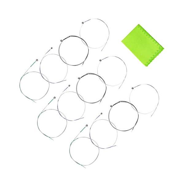 3フルセットのヴァイオリン弦:  各セットに3つのフルセットのバイオリン弦が付属しています。E-1st＆A-2nd＆D-3rd＆G-4th。 高品質の素材:  高品質のスチールコア、ニッケルクロム巻き、ニッケルメッキのボールエンドを備え、耐...