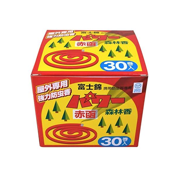 富士錦 パワー森林香(赤色) 30巻入り*12箱 楽天市場】【SALE 30%OFF】富士錦 パワー森林香 赤色＜30巻入り