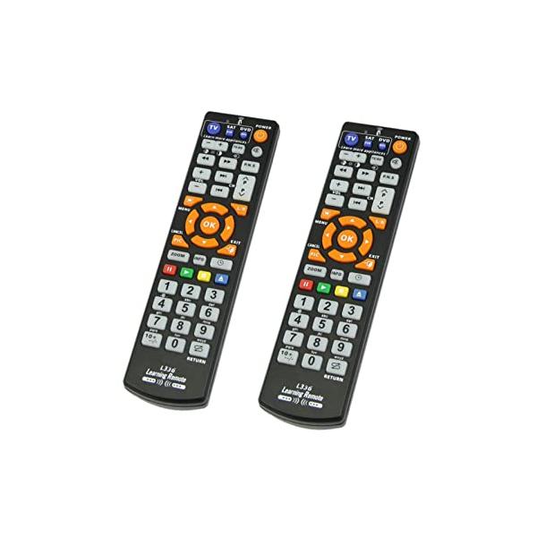 パッケージ内容 L336 学習リモコン*2 個，サイズ：18.5*5cm；給電方法：単四電池2本 含まれません 。 3in1 三つの設備を一つのリモコンで操作する、リモコンを変える・探す手間はもういりません。この一つでまとめられます。このリ...