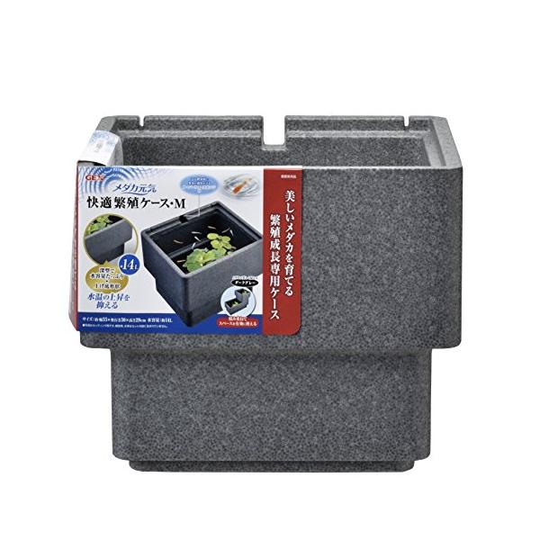 サイズ：Medium本体サイズ(幅X奥行X高さ):35*30*29cm本体重量:0.3kg原産国:日本冬場夏場の外気温の影響に配慮した、断熱素材*深型設計オーバーフロー穴にセットする専用のスポンジは稚魚を逃がさず保護できるペット用品:熱帯魚...