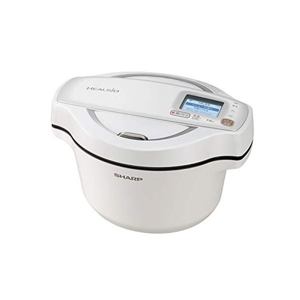 シャープ 水なし自動調理鍋 1.6L ホワイト系SHARP ヘルシオホット
