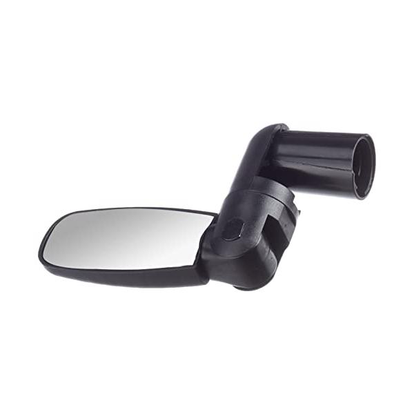 素材:ABSカラー:ブラック本体重量:45gミラーサイズ:60x27mmハンドルバーエンド装着タイプのバックミラー自由自在にアングル調整が可能使用しない時は、ハンドル内側に折りたためます。スポーツ＆アウトドア:自転車:自転車アクセサリ:ミラー