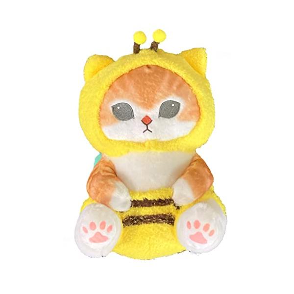 まとめ売り【モフサンドmofusand】ミツバチにゃんBIGぬいぐるみ 2種×5 mofusand ミツバチにゃん BIGぬいぐるみ モフサンド 30cmサイズ