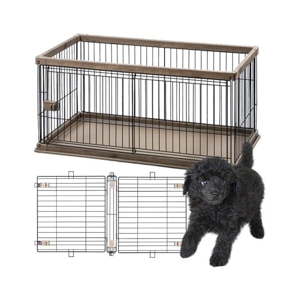 色：ブラック本体サイズ (幅X奥行X高さ) :115.5*63*1cm本体重量:2.5kg梱包サイズ:10*64.8*60.9cmペット用品:犬:犬小屋・ケージ:ケージ
