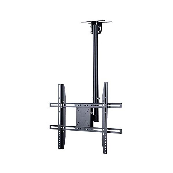 対応サイズ 23*65インチの液晶テレビ・モニターに対応できます。耐荷重：30kgまで 角度・高さ調整 天井からパイプの先端までの距離は57cm*97cmの間で自由に調整できま、 テレビ画面が下向き15*調節可能なので、使う場合によって角度...
