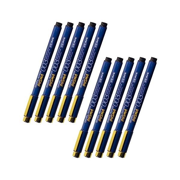 サクラクレパス 水性ペン ピグマ 0.03mm 黒 10本 ESDK003#49(10)