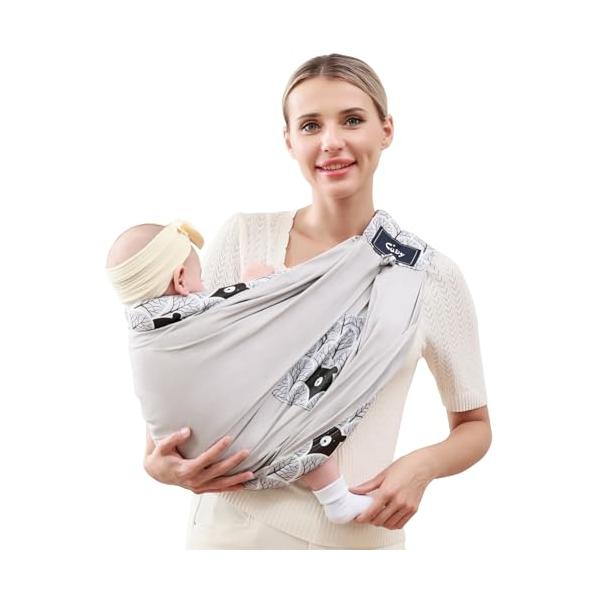 色：森* 腰と腕への負担軽減 この新生児用横抱き抱っこ紐は肩パッドがあるので、少し長く使っても肩が痛くならないのです。着ていることさえ忘れてしまうくらい超軽くて新生児スリング、屋外に連れても便利です。日本語取扱説明書あり、装着簡単になります...