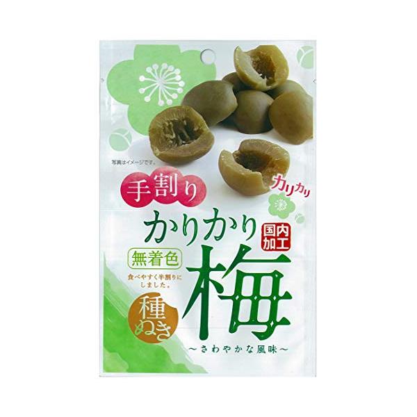 原材料:梅(中国)、漬け原材料〔食塩、梅酢、醸造酢、砂糖類(ぶどう糖果糖液糖、水飴、砂糖)、イソマルトオリゴ糖シロップ、はちみつ〕/甘味料(ソルビトール、ステビア)、酸味料、調味料(アミノ酸等)、乳酸カルシウム、香料、ビタミンB1内容量:2...
