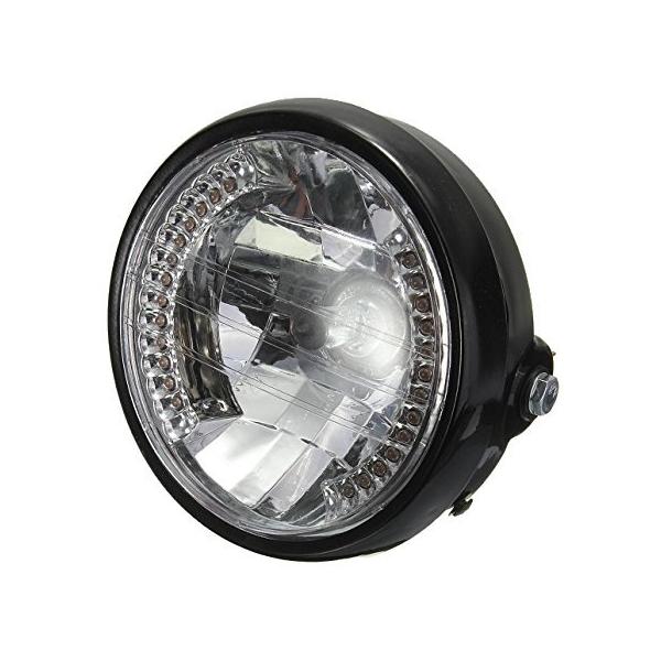 Szmsmyバイク マルチ ヘッドライト 180Φ 145Φ 等 汎用 ウインカー付き