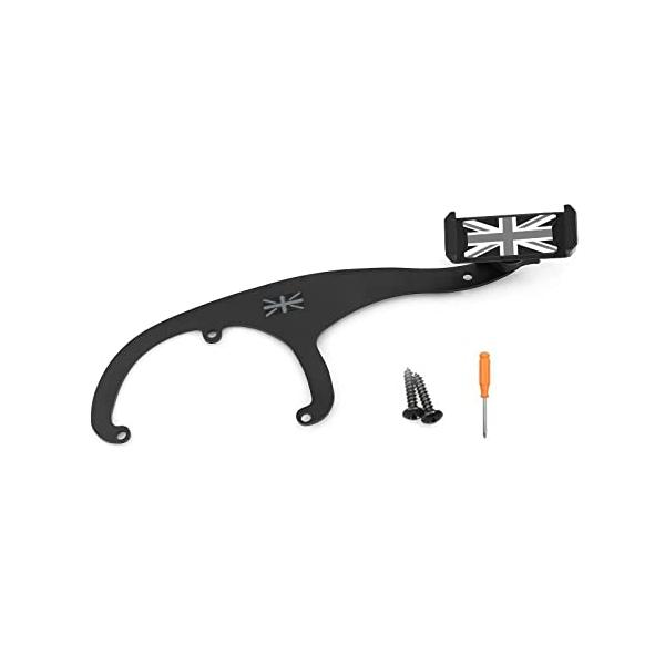 QIDIANスマートフォン携帯電話車ホルダーマウントスタンドキット360*クレードルミニクーパーR55 R56 R57 R58用回転式クリップ 3.5-5.5イ