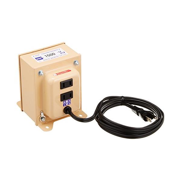 日章工業 変圧器 海外 普及型 AC110V*AC127V*AC100V 1500W NDFシリーズ