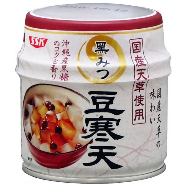 SSK 国産天草使用 黒みつ豆寒天 230g*12個入食品・飲料・お酒/製菓・製パン材料/寒天